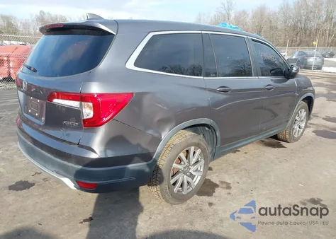 2019 Honda Pilot Ex-L z USA, uszkodzony, nr VIN 5FNYF6H52KB052450